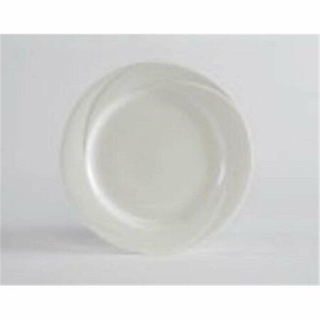 TUXTON CHINA AlumaTux San Marino 6.25 in. Plate - Pearl White - 3 Dozen ASU-002